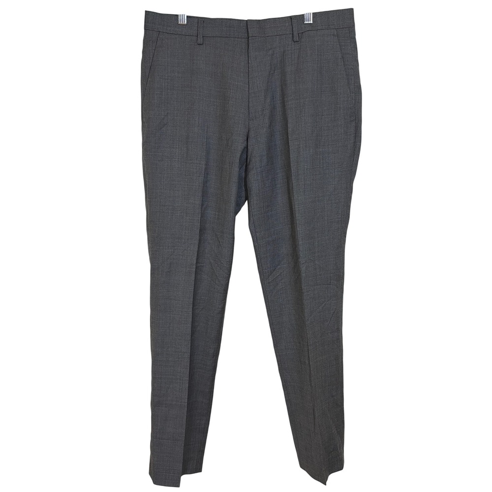J.Crew Thompson Mens Charcoal Gray 100% Wool Dress Pants W32 L30 G1747 NWT